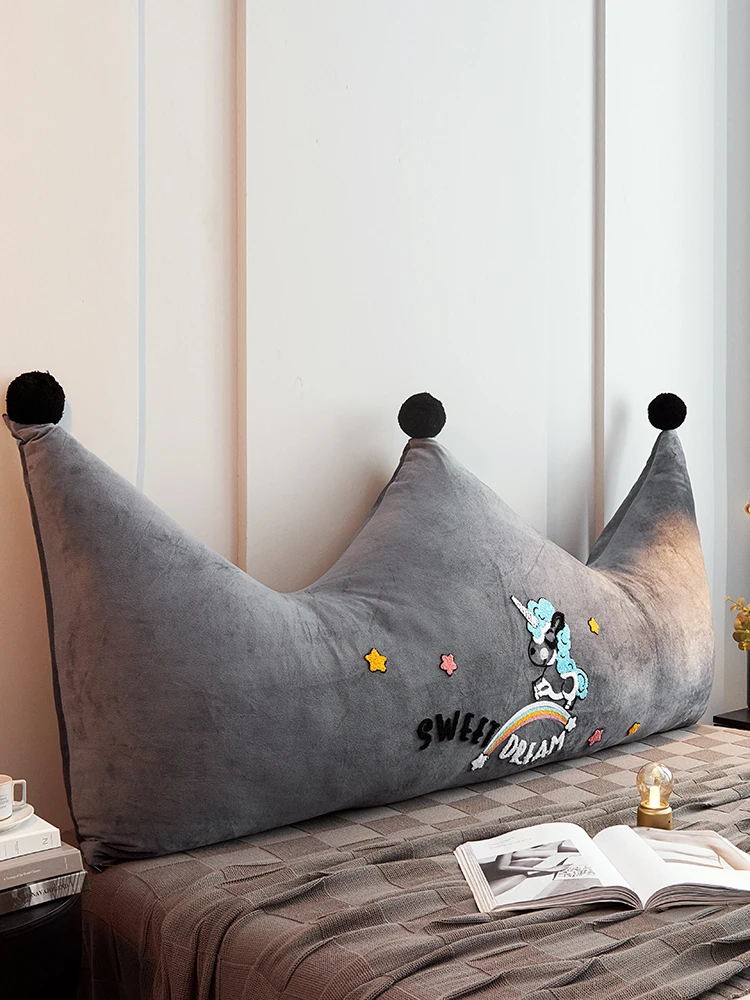 Ins Корона кровать длинная подушка моющаяся Большая искусственная для кровати