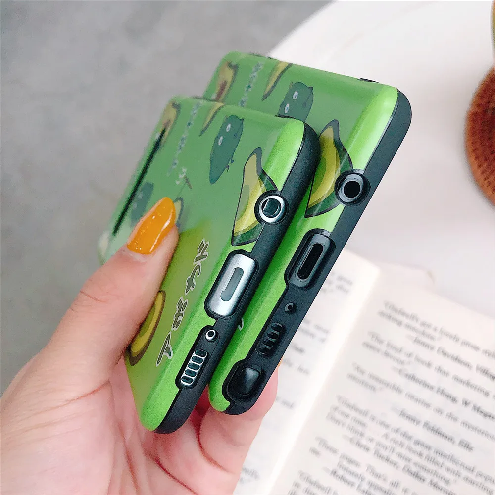 LPWZHMG милый чехол для телефона авокадо samsung Galaxy S10 S9 S8 Plus Note 8 9 мятный зеленый