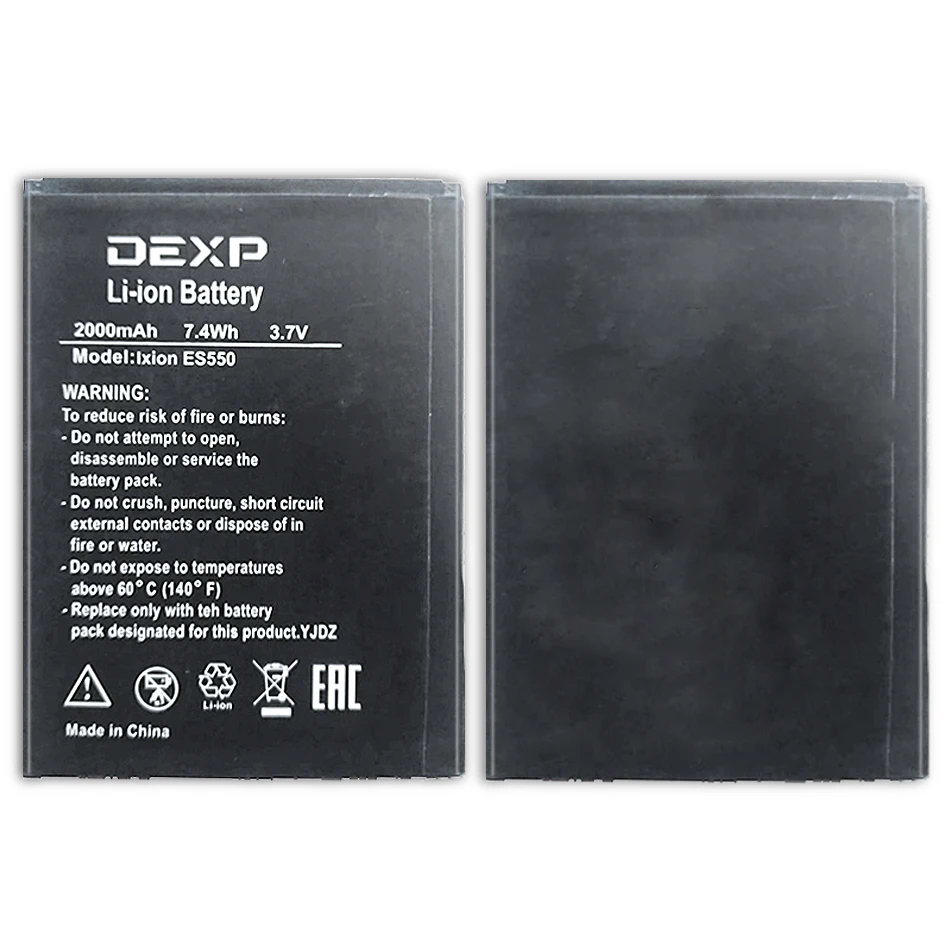 

For DEXP Ixion ES550 ES 550 Li-ion Batteries For DEXP Ixion ES550 ES 550 Powerful Mobile Battery 2000mAh