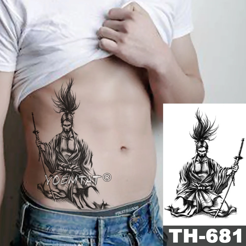 

Spartan Hero Temporary Tattoo Sticker Gladiator Warrior Waterproof Tatto Crusader Knights Body Art Arm Fake Tatoo Men Women