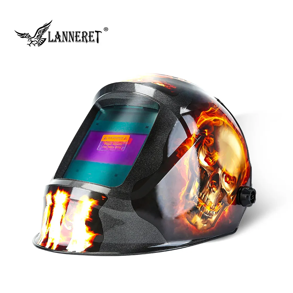 LANNERET Fire Skull MMA MIG TIG Сварочная маска сварочный шлем Орел для сварочного аппарата