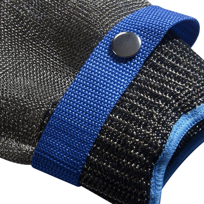 Перчатки устойчевые срезу Нержавеющая сталь проволочная металлическая сетка