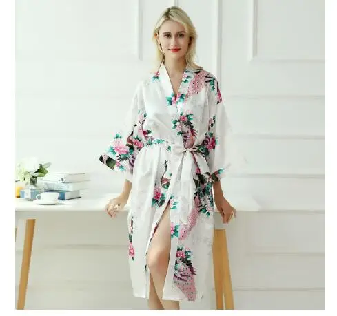 Пикантные женские костюмы японское кимоно юката платье с поясом атласный