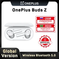 global version oneplus buds z%c2%a0wireless earphone bluetooth 5 0 tws earbuds with fast charge ip55 noise reduction