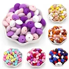 BOBO.BOX 10050010002000 шт Детские Силиконовые бусины для чечевицы 12 мм Детские бусины для прорезывания зубов детские аксессуары для ухода за полостью рта