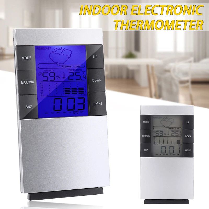 1 шт. многофункциональная ЖК Цифровая метеостанция бытовой гидрометр термометр