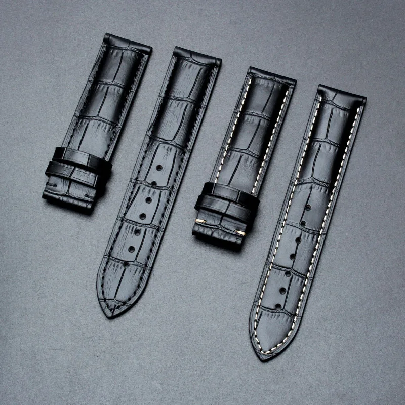 

Ремешок для часов из натуральной кожи, с масляной стороной, с узором из воловьей кожи