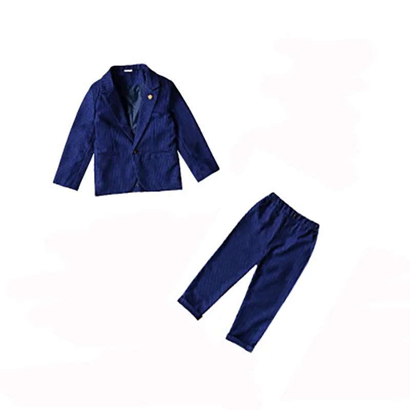 Костюм для мальчиков в британском стиле комплект из двух предметов пиджак и