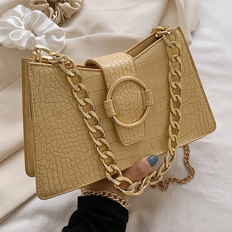 

Женские Сумки из искусственной кожи, маленькая сумка через плечо с цепочкой, высококачественные женские сумки через плечо для женщин, модны...