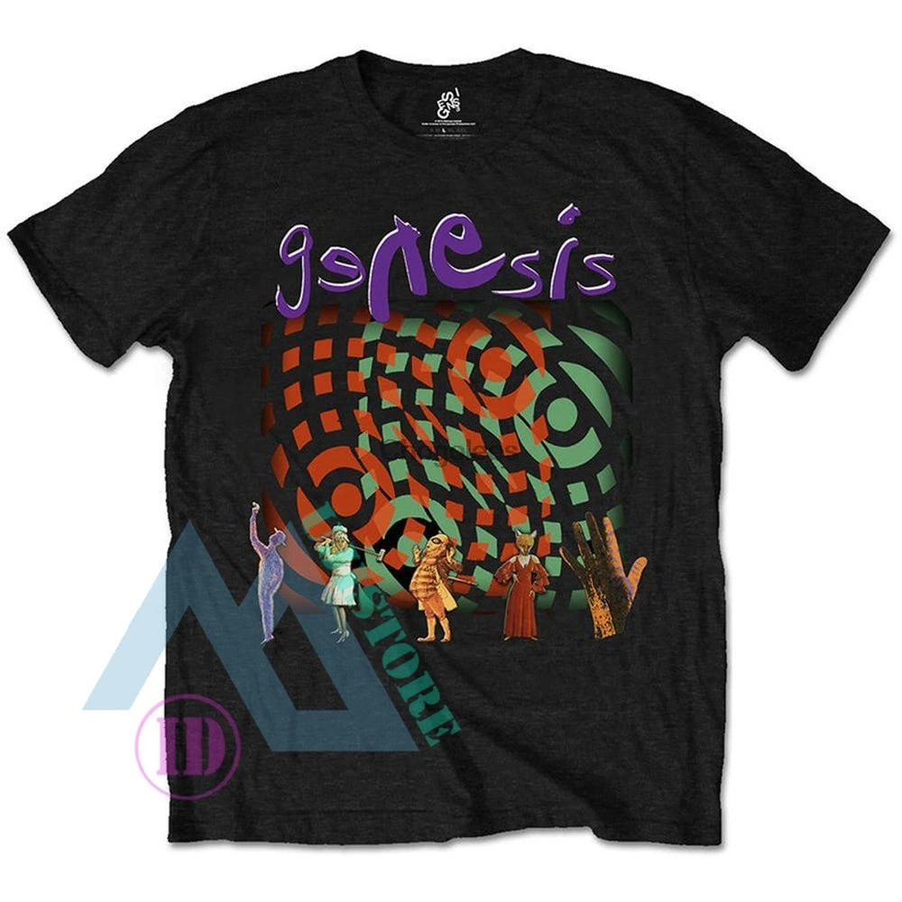 Genesis Invisible Touch Фил Коллинз прог рок Официальная футболка Мужская Унисекс - купить