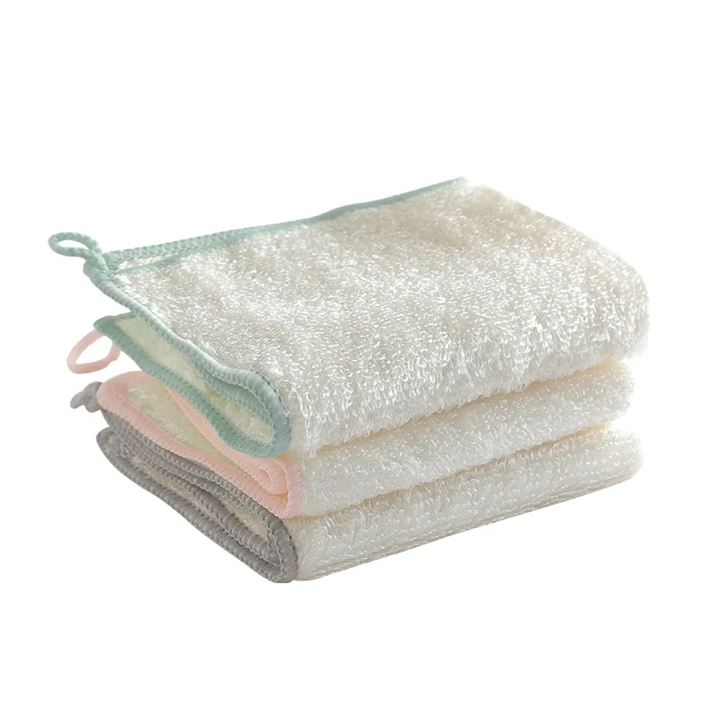 

6 Packs Of Bamboo Fiber Thickened Dish Towels, Super Absorbent Wipes, Cleaning Wipes, Household Dish Towels