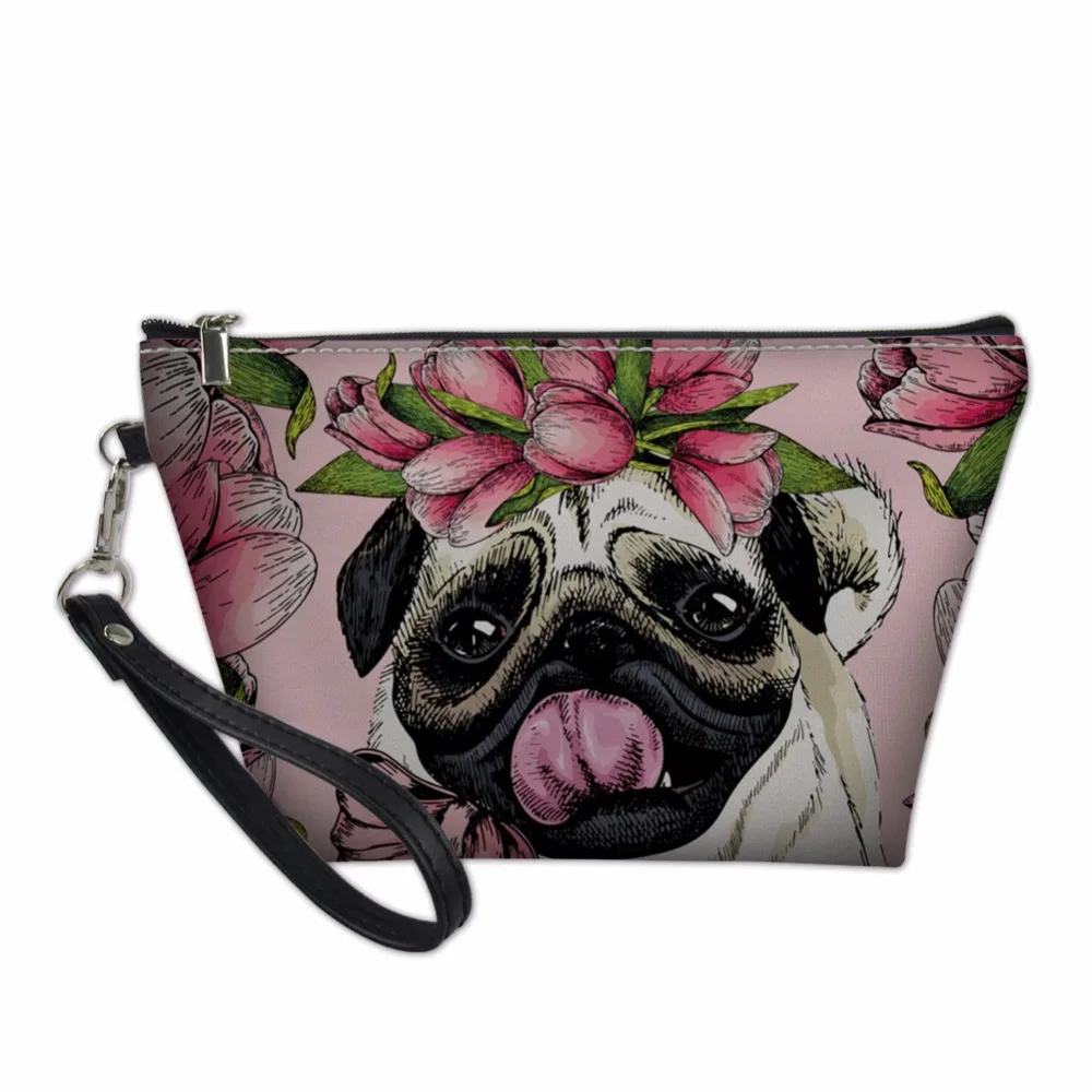 

Makeup Bag Pouch Organizers Bags for Women Make Up Pouchs Cute Pug Dog Pattern Toiletry Bag Cosmetics Functional 55 Bag
