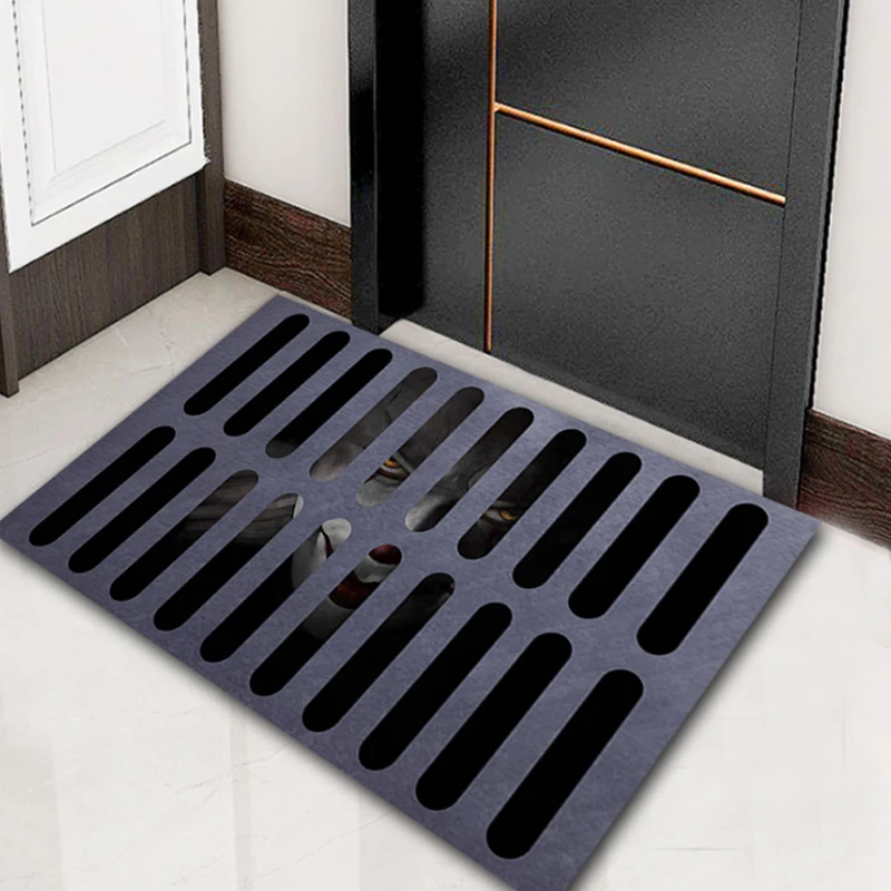 

Визуальный ковер с изображением клоуна, ковер 3D ковер на Хэллоуин крышка люка коллектора для гостиной, спальни, ковер для дома