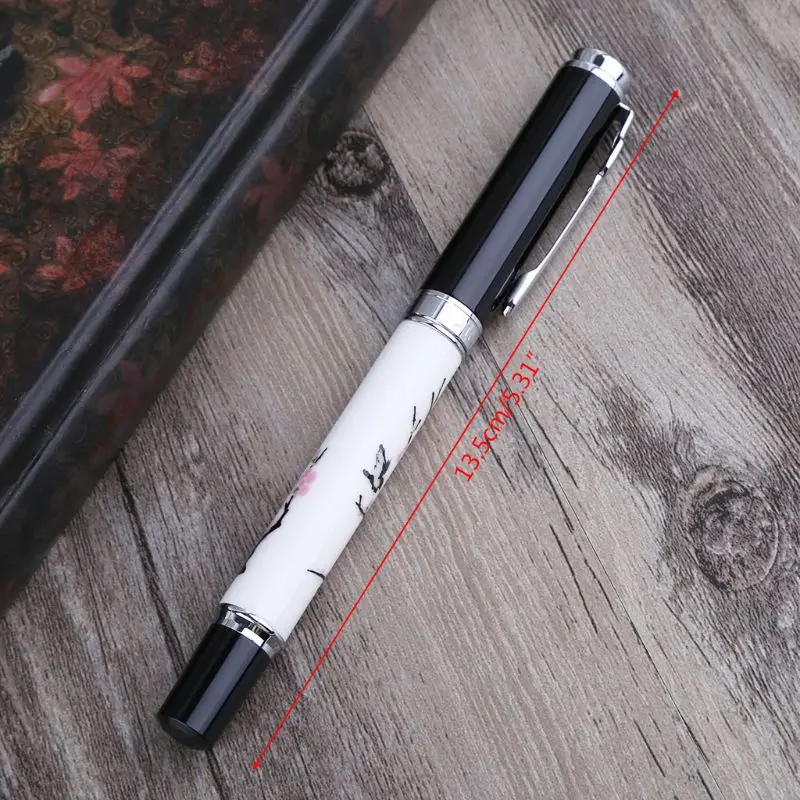 

Fountain Pen Medium Nib 0.5mm Business Supplies For School Student Plum Blossom