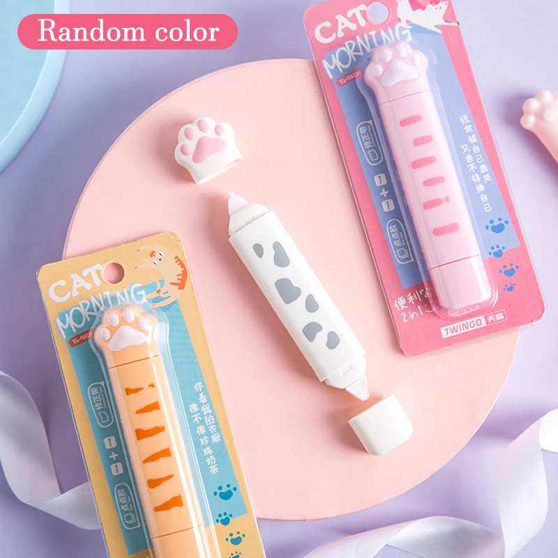 

2 в 1, Корректирующая лента с кошачьими когтями