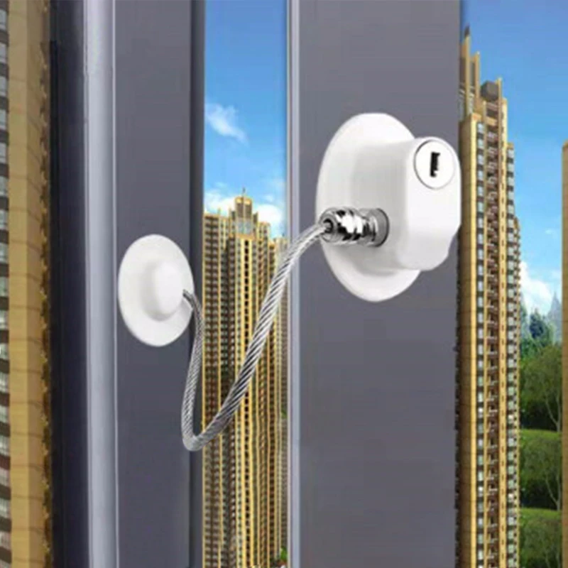 

2 Pcs/lot Child Protection Window Lock Child Locks Protection for Windows From Children Window Stop Lock Baby Safety Castle