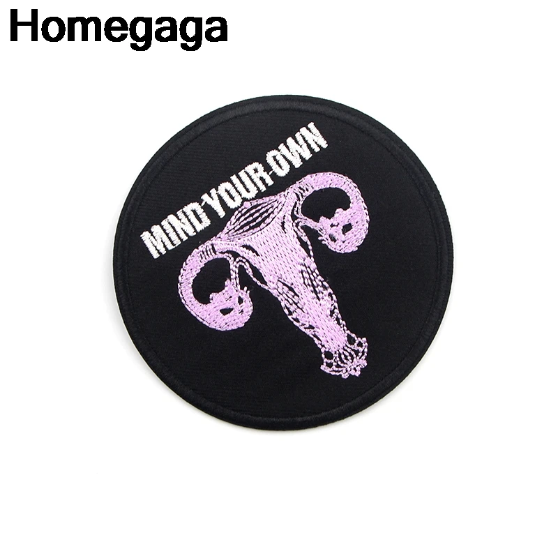 Homegaga феминистская матка своими руками вышивка патчи Приклеивание утюгом на