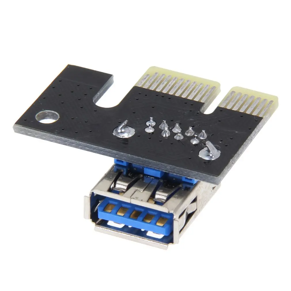 Мини USB 3 0 видеокарта Riser Card PCI-E 1X до 16X Mining Extender Adapter Accessories Drop Shipping | Компьютеры и