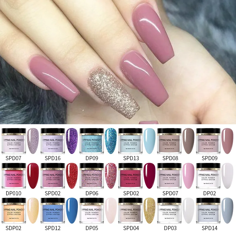 BORN PRETTY 2/7 шт набор порошков для ногтей 10 мл дизайна пылезащитное украшение Ho-logrpahic