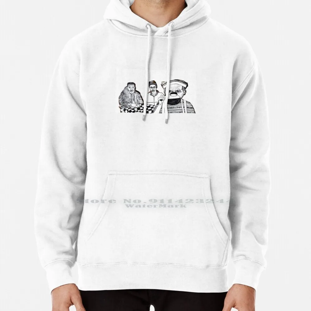 

Свитер с капюшоном, кофейные и сигареты, 6xl, хлопковые кофейные и сигареты, Rza Gza, Билл Мюррей, Джим джармусч для женщин, Подростковый, большой ...