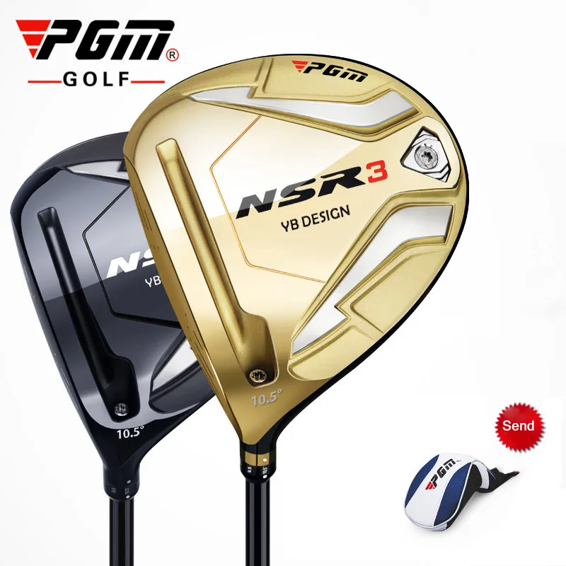 PGM Titanium Golf Driver Head Clubs Fairway No. 1 Wood S/R Grade Left Hand Men Wooden Gold Tee Iron-wood Black Graphite Palos De