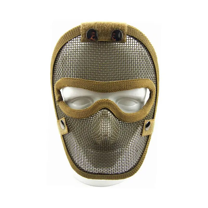 V4 тактическая Сетчатая Маска с полным лицом страйкбол Пейнтбол легкая защитная