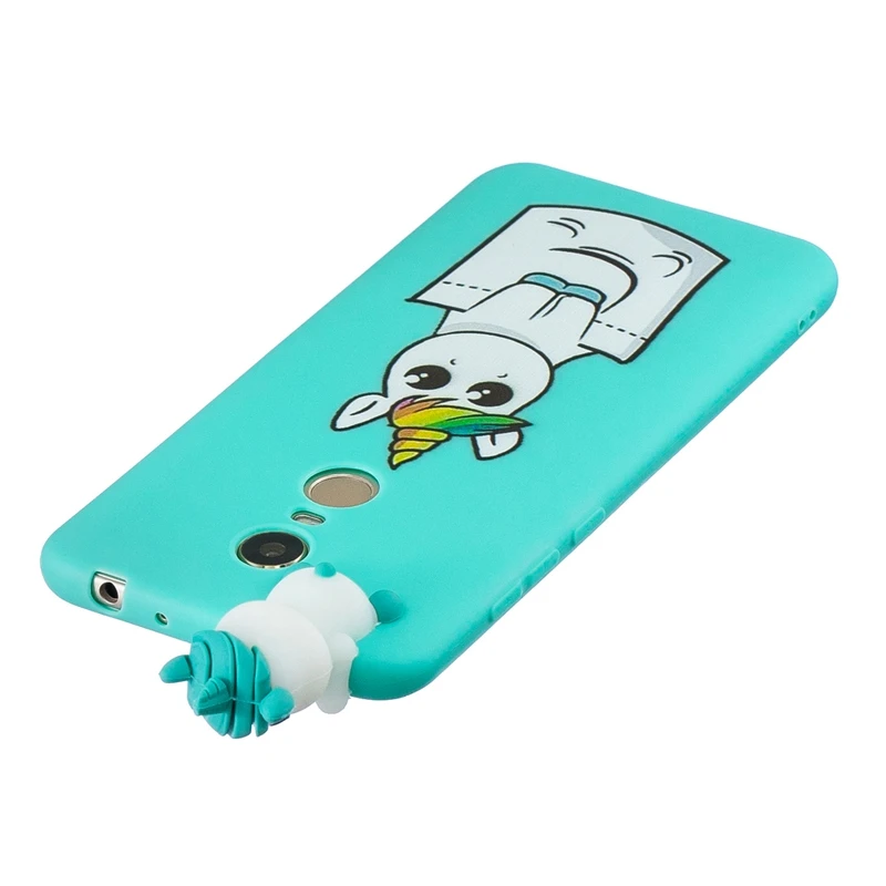 Etui on Xiaomi Redmi 5 Plus Case Cover Xiomi 3D Cartoon Panda Pig Unicorn Silicon for Capa | Мобильные телефоны и