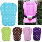 Двухсторонняя подушка для детской коляски, хлопковый коврик, 2 размера, подушка для детской коляски