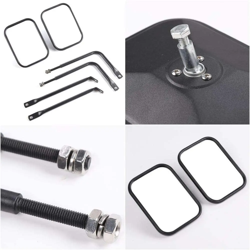 Автомобильное боковое зеркало заднего вида с регулируемым углом обзора для Jeep