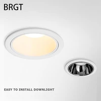 brgt led downlights aluminum 8w replaceable ceiling lamp anti glare tuya spot narrow border for kitchen home indoor lighting