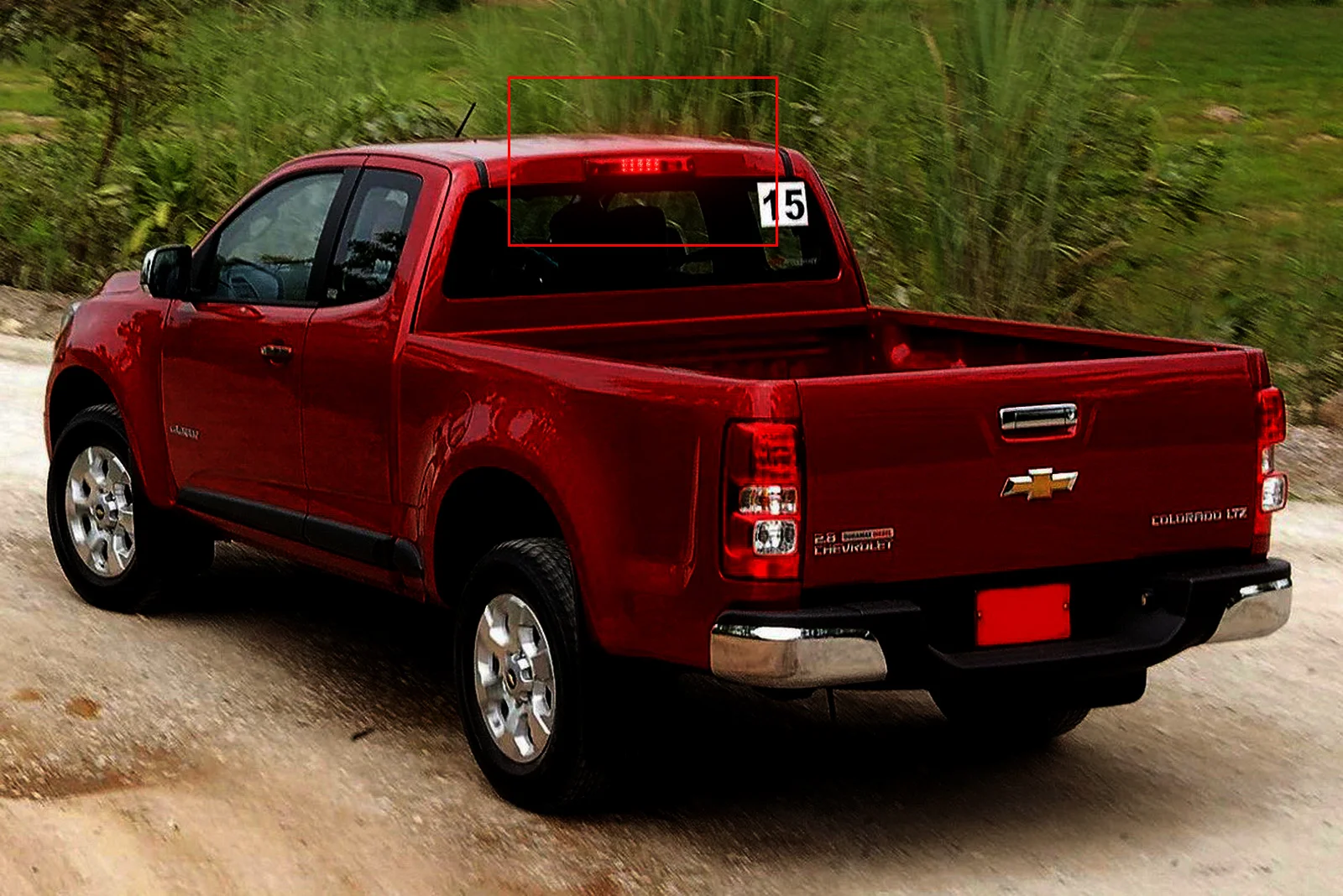 ANGRONG 1X красный светодиодный 3-й стоп-сигнал задний фонарь грузовой для Chevy
