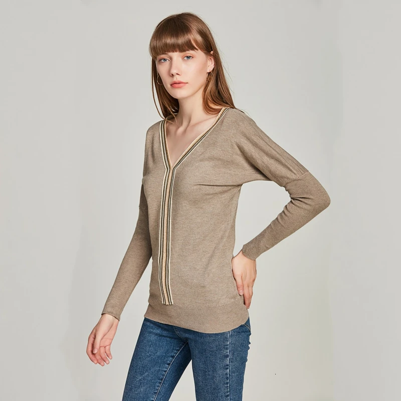 Marvin 2019 New Jersey casual belt neck V-shaped tight sweater fashion winter soft tissue hot autumn |