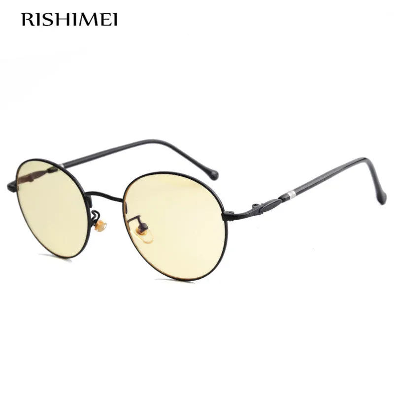 Небольшие круглые очки в стиле ретро с защитой от излучения и усталости