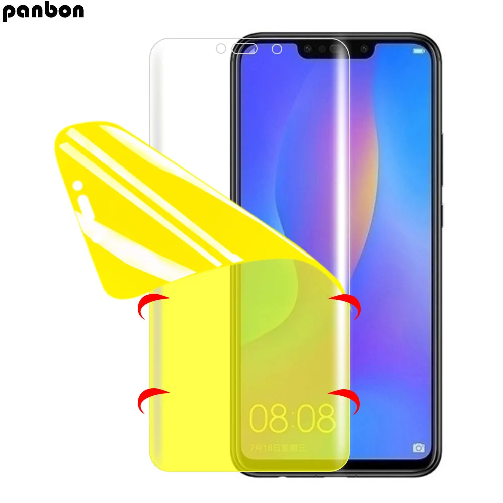 

Soft TPU Nano Hydrogel Film for huawei Nova 4 4e 3 3i 2i Nova 2 lite Plus 2S Screen Protector Full Cover film not glass