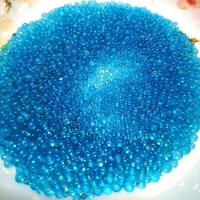 450g 0 6 3 mm blue bubble ball beads colorful mini crystal glass beads for clothing accessories diy craft homemade scrapbook