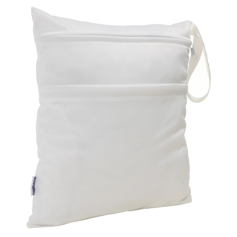 

Wet Dry Bag With Two Zippered For Baby Diapers Nappies Waterproof Reusable