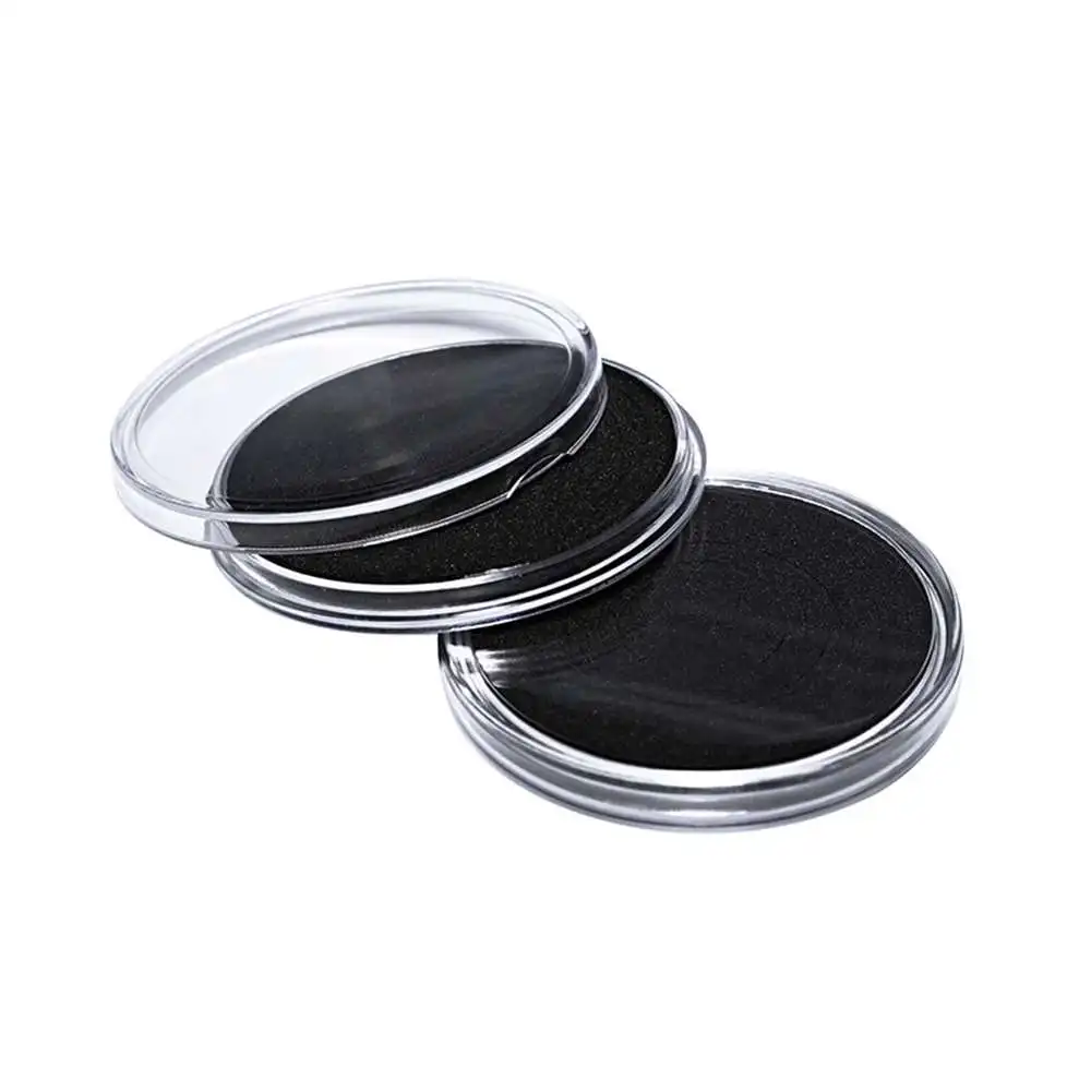 

40pcs 46mm Suitable Silver Eagle Coin Storage Box Transparent 21.5*11.5*3.6cm