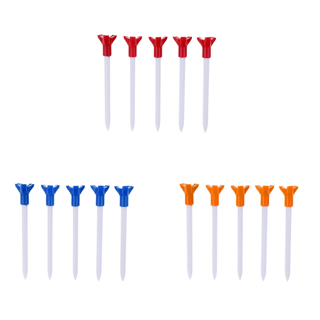 

Multicolor Golf Tees Plastic Golf Accessories Golf Tees Training Tee Golf Golf Ball Holder 83mm