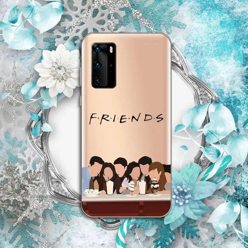 

friends tv show Phone Case Transparent for huawei honor P 40 30 20 lite Pro 10 i 8 9 x p smart 2019