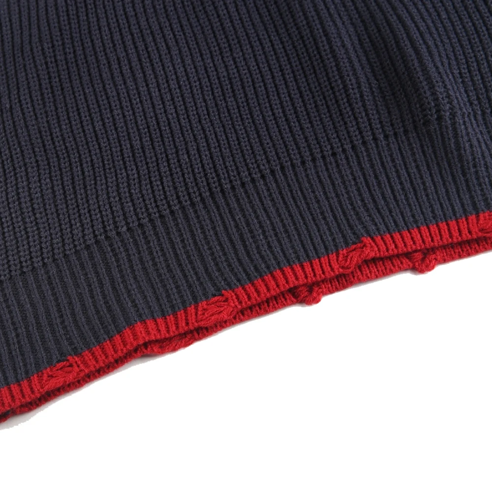 Женский трикотажный свитер с V-образным вырезом и длинными рукавами | Женская