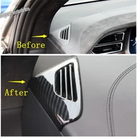 lapetus side upper air conditioning ac outlet vent frame cover trim fit for tesla model x 2017 2020 abs accessories interior