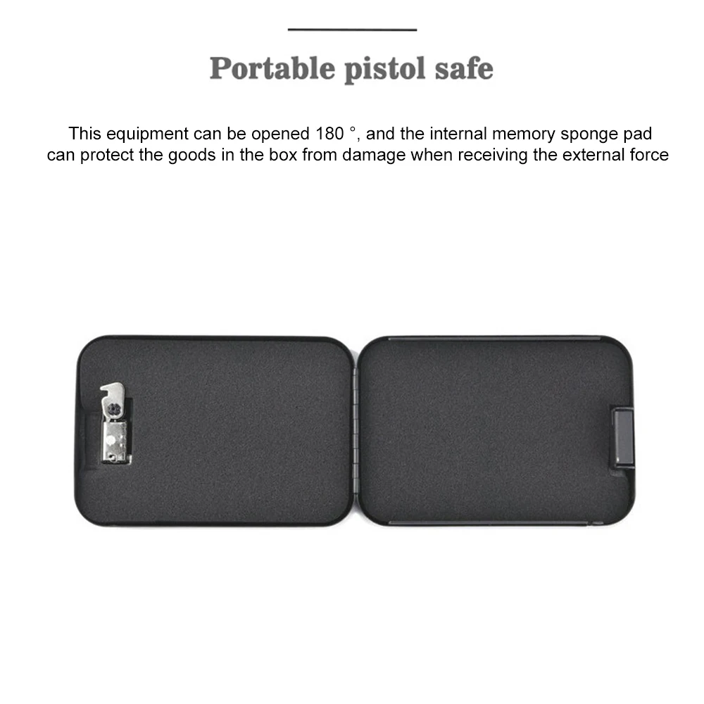 Dialing Wheel Password Safes Portable Car Safebox Handgun Valuables Money Jewelry Storage Box Security Pistol Strongbox | Безопасность и