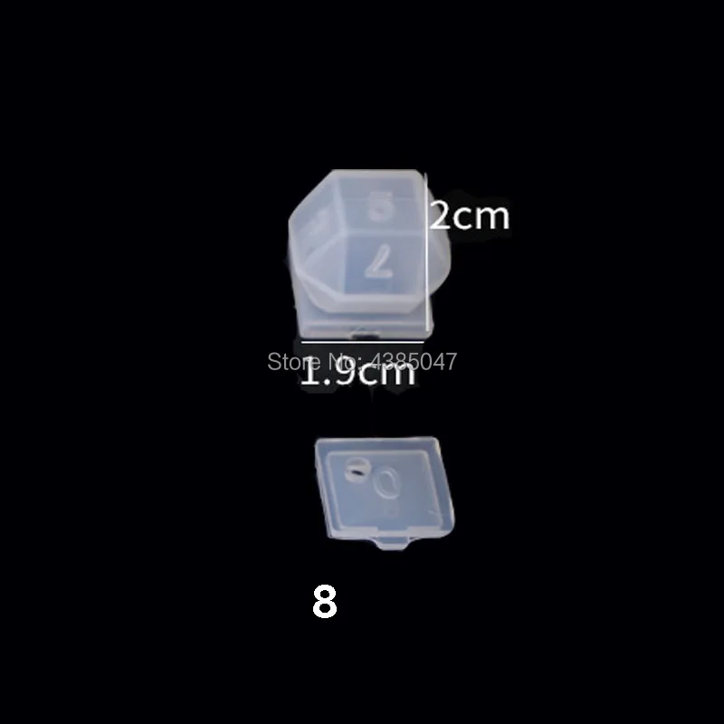 DIY 3D игральные кости серии ювелирных изделий инструменты номер геймер Инструменты Силиконовые УФ смолы ювелирные изделия формы - Цвет: 8