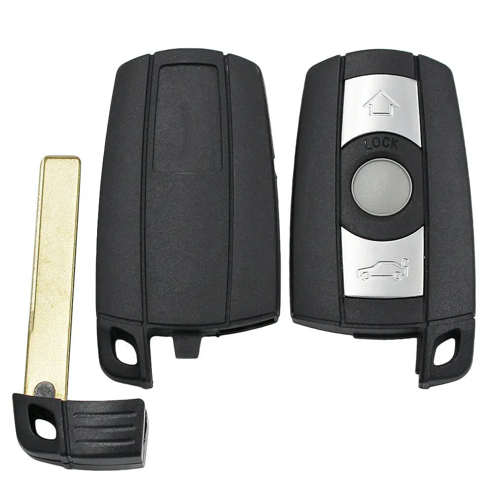 

Car Key Case For BMW 1 3 5 6 Series E90 E91 E92 E6 Smart Key Case Remote Control Shell Blade Fob Auto Key Accessary
