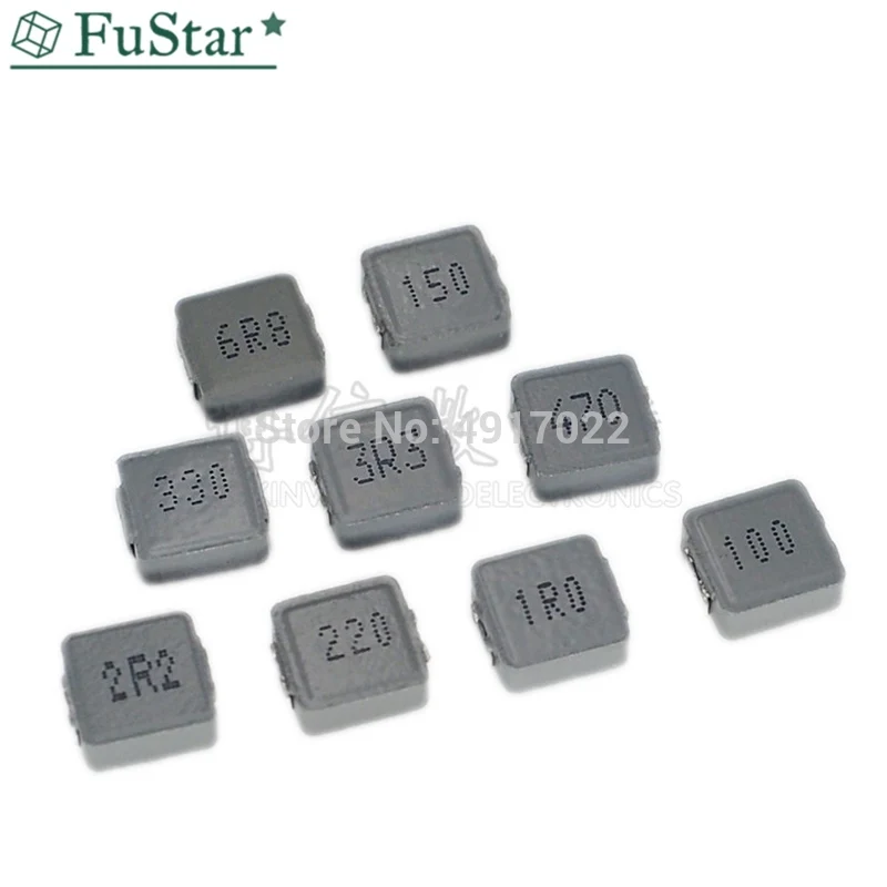 10 шт SMD Силовые индукторы 0520 1UH 2.2UH 3.3UH 4.7UH 6.8UH 10UH чип индуктор 5*5*2 1R0 2R2 3R3 4R7 6R8 100