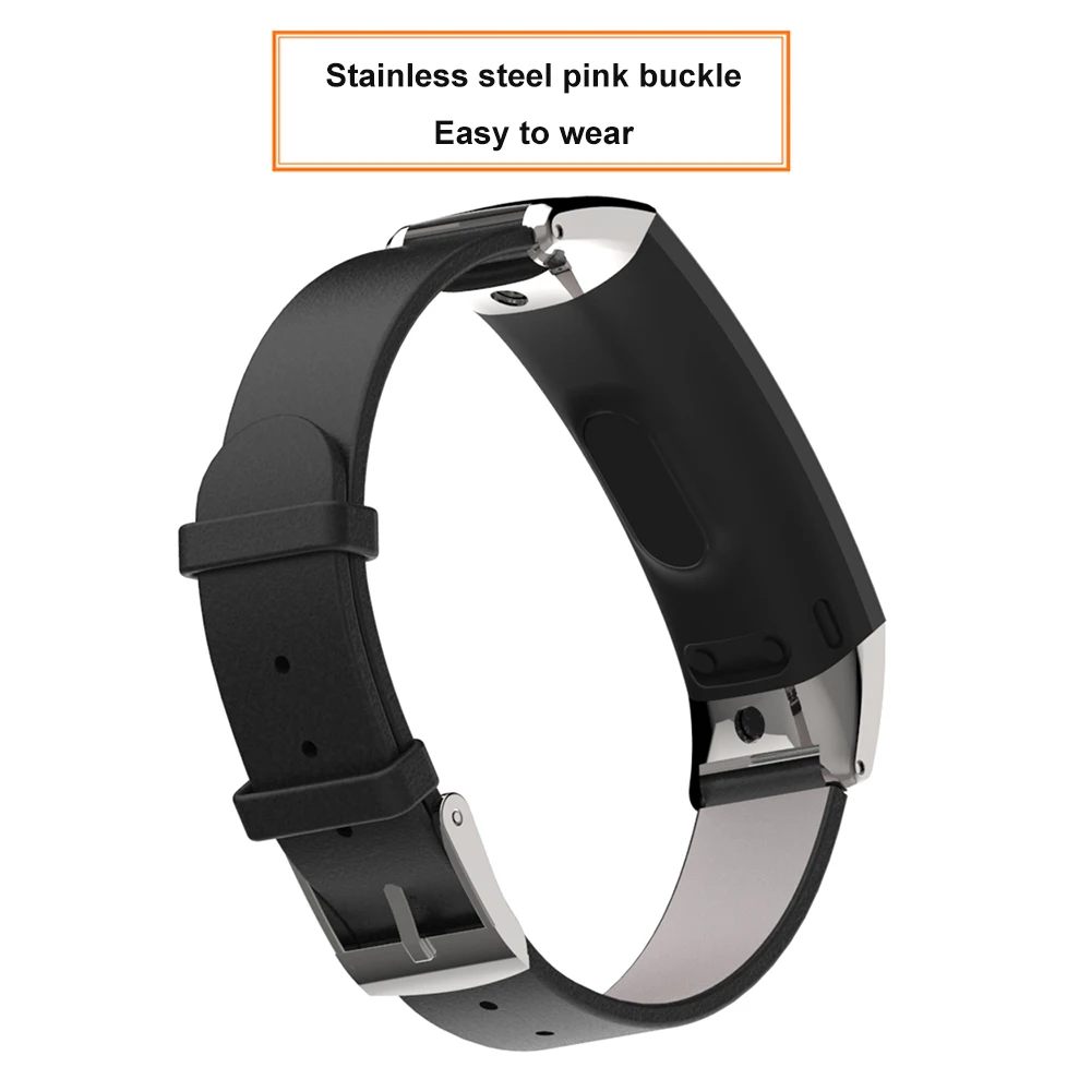 Ремешок Honor Band 3 из натуральной кожи роскошный мягкий дышащий браслет ремешок для