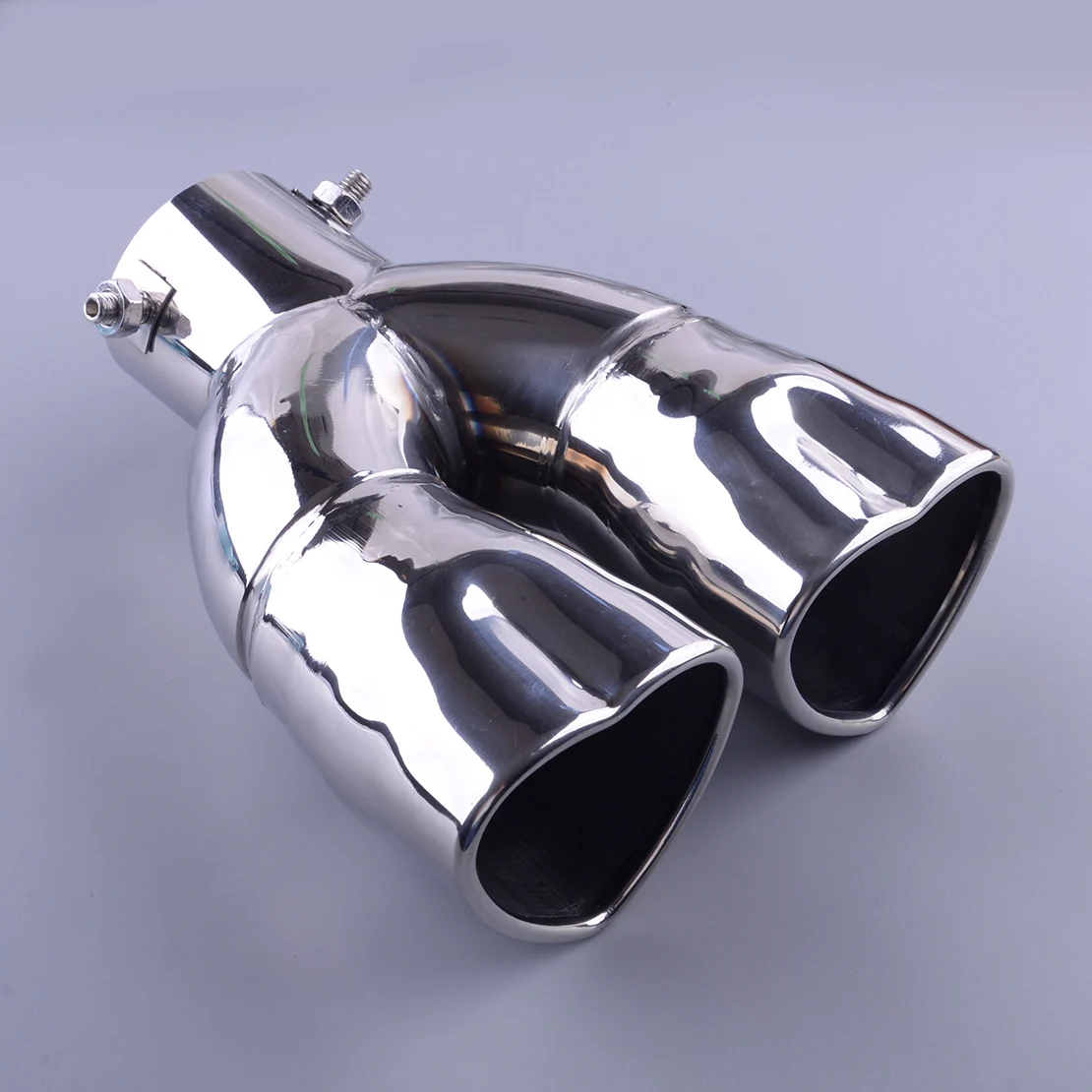 

Универсальный серебристый глушитель выхлопной трубы 63 мм в форме сердца
