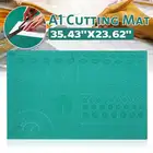 A1 ПВХ самовосстанавливающийся роторный разделочный коврик сделай сам, доска для стегания, линий, печатная доска зеленого цвета для лоскутных инструментов, режущий коврик