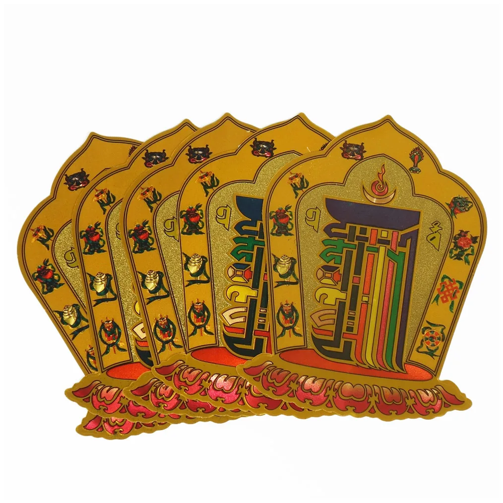 Декоративные наклейки с рисунком Тибетские буддийские элементы приносим удачу и