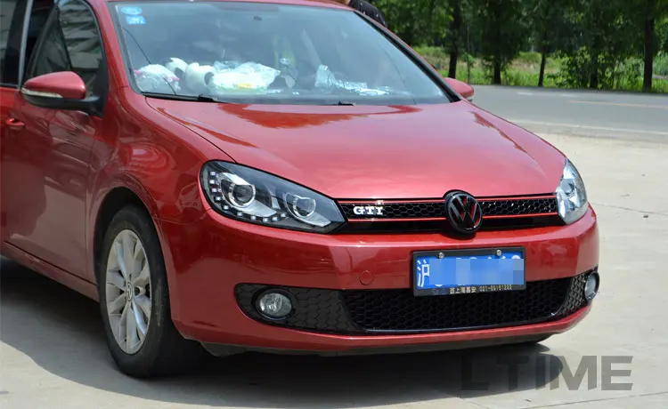 Для Volkswagen VW Golf 6 ABS автостайлинг внешние части для гонок передний бампер под